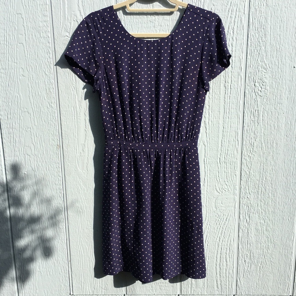 Madewell silk cross back dress